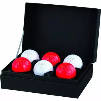Casco Ball KIRA DIAMOND красно-белый подарок 6P