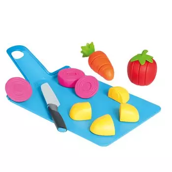 CASDON Toy Play House Kitchen Toy Joseph Joseph Toy Chop 2 Pots with Japanese Instructions 75150 Genuine Cutting Board/Knife