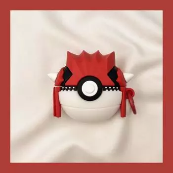 Case Airpod3 Applicable to Apple Pro Earphone Case Second Generation Wireless Bluetooth Third Generation Aipods2 Generation Fourth Generation 5 Airpods 3 [Pokemon Elf Ball Gelado] Send Hook