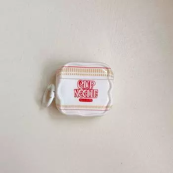 Case Airpods4 Protective Case Active Noise Reduction Apple 3 Generation Bluetooth Earbuds Case Pro 2 Earphone Sleeves Korean Cute Fun Ins Niche Style Apple Airpods Pro [Instant Noodles] Send Ring