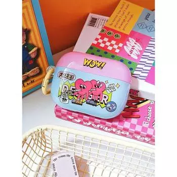 Case AirPods Pro Second Generation Creative Funny Niche Style Drop-Resistant Earphone Sleeves Original Cute Fun Heart AirPods 4 Headphone Case Apple AirPods Pro 2nd Generation