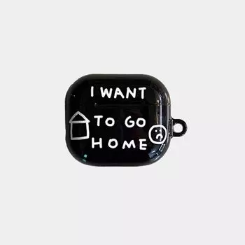 Case Applicable Airpods4/3/2 Generation Protective Case Bluetooth Earphone Cover Apple AirPods Pro Simple Style Hard Cover Import Feilin Earphone Case Apple Airpods Pro Filin shell I want to go home