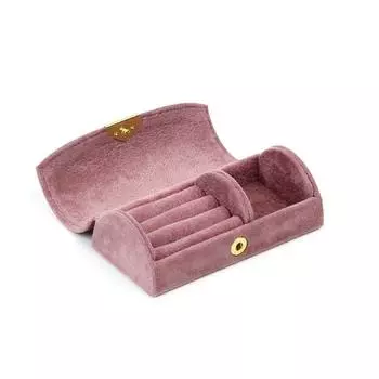 Case Container Jewelry Display Tray Finger Ring Box Velvet Portable Earring Box Women Jewelry Box