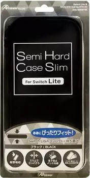 case for Switch Lite slim black Semi-hard