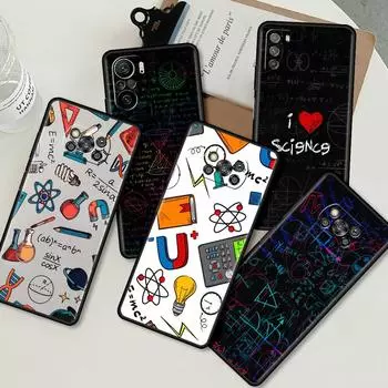 Case For Xiaomi Mi Poco X3 NFC X4 Pro F3 F4 GT M4 M3 F1 C40 11 Lite 11T Silicone Funda Phone Cover Love Chemistry Mathematics Poco C40