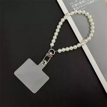 Case Phone Pendant Phone Crossbody Chain Long Pearl Lanyard Phone Pearl Strap Mobile Phone Lanyard Wrist chain
