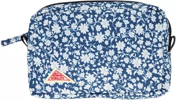 Case Pouch DP TRAVEL POUCH 2 S 32592472 Blue Flower [Kelty]