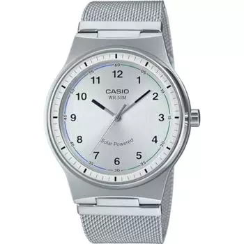 CASIO 5 MTP RS105M 7 BV [] [Casio] Стандартные солнечные АНАЛОГОВЫЕ наручные часы с защитой от давления воздуха для мужчин SILVE