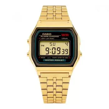 Casio A159wgea 1df A159wgea 1 цифровые квадратные винтажные ретро часы для общественных мест из металла A159WGEA-1DF