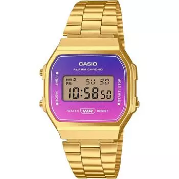 [Casio] CASIO Digital Watch Vintage Series Gradient Color A168WERG-2A Men s Women s Kids Gold Overseas Model