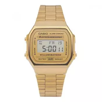 Casio A168wg 9wdf A168wg 9w цифровые квадратные винтажные ретро публичные металлические часы A168WG-9WDF