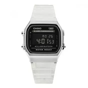 Casio A168xes 1bdf A168xes 1b цифровые квадратные винтажные ретро часы для общественных мест из искусственной кожи A168XES-1BDF