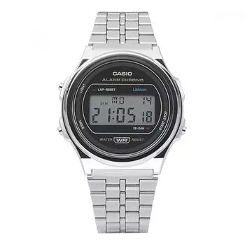 Casio A171we 1adf A171we 1a Цифровые винтажные ретро часы для общественных мест из металла A171WE-1ADF