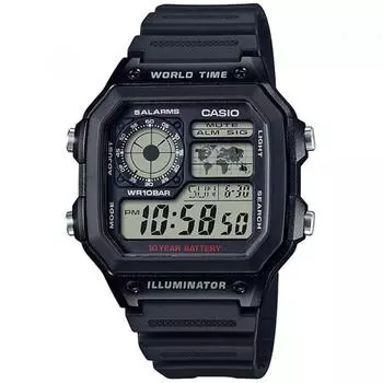 Casio Ae 1200wh 1ajh [Casio Collection Casio Collection Ae 1200 Rubber Band]