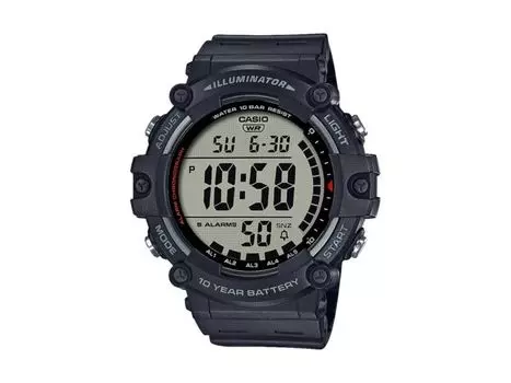 Casio AE-1500WH-1AJF Мужские часы Коллекция Casio Digital, черная смола, НОВИНКА