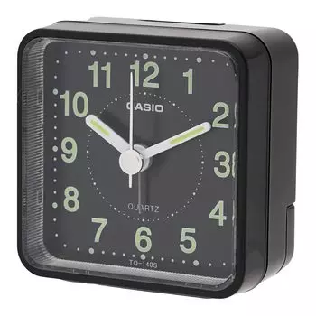 CASIO Alarm Clock Analog Travel Clock Small Black TQ-140S-1JF