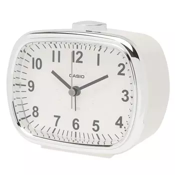 CASIO Alarm Clock Cream Analog Snooze with Light Retro TQ-159-7JF