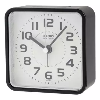 CASIO Alarm Clock Radio Clock Black Analog Night Second Hand Stop Snooze Light TQ-770J-1JF чёрный