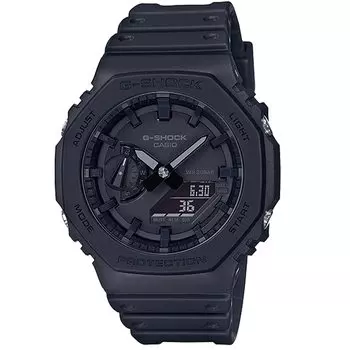 CASIO All Black Watch Carbon Core Guard Casio/G-SHOCK GA-2100-1A1 Ana-Digi Мужские [Товар]