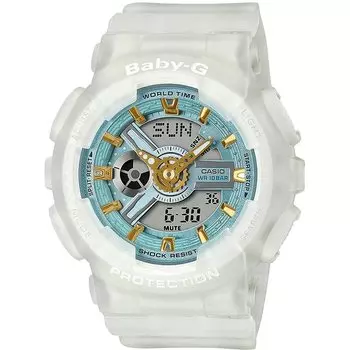 CASIO Analog Digital Round Ladies Watch BABY-G Ana-Digi & BA-110SC-7AJF [Item]