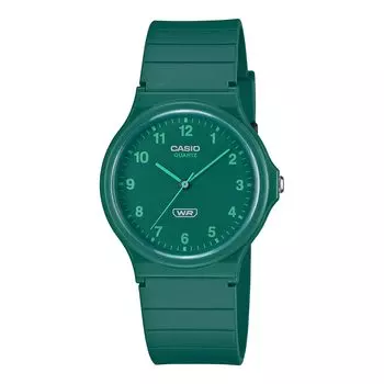 [Casio] Аналоговые часы CASIO Chipkashi Дешевые часы Casio MQ-24B-3B с пластиковым ремешком из биомассы Унисекс Зеленая зарубежная модель [Параллельный импорт]