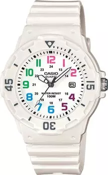CASIO Аналоговые часы для детей, дешевые Casio Gloss White x Multicolor Overseas Model [Casio] LRW-200H-7BV женские [Товар]