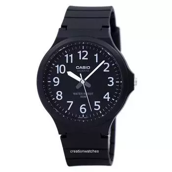 Casio Аналоговые кварцевые MW-240-1BV MW240-1BV Мужские часы чёрный