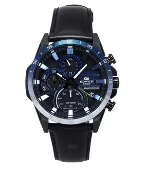 Casio Edifice Nighttime Drive Series аналоговый хронограф черный циферблат Solar EQS-940NL-1A 100M мужские часы чёрный