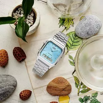 Casio AQ-230A-2A1MQ Модные мужские женские наручные часы