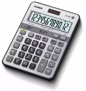 Casio Authentic Practical Calculator 12 Digits Day Time Calculation Compliant with Green Purchasing Law Desk Type & DS-2DB