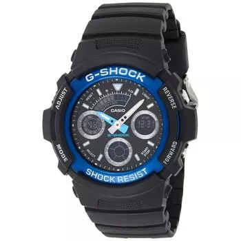 Часы CASIO G-SHOCK Overseas Model Digital Analyzer Watch AW-591-2ADR Blue [Часы] Реимпортированный продукт