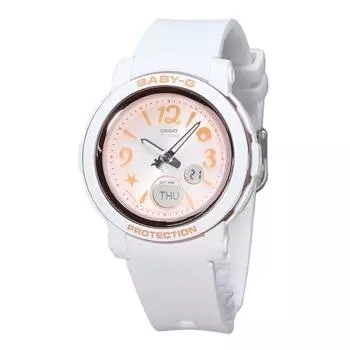 Casio Baby-G Аналоговые цифровые часы Undersea World с ремешком из смолы, оранжевым циферблатом, кварцевые, BGA-290US-4A 100M, женские часы оранжевый