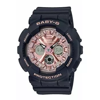 CASIO BABY-G BA-130-1A4JF Аналоговые цифровые женские часы с металлическим циферблатом НОВИНКА