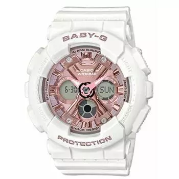 CASIO BABY-G BA-130-7A1JF Женские Часы Белые, Розовые Индекс НОВИНКА из Японии