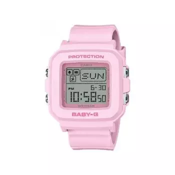 Casio Baby G Baby G квадратный циферблат цифровые часы розовые bGd 10 4jf