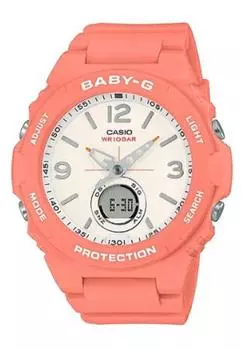 CASIO Baby-G Baby G Watch Ladies Analog Digital Ana-Digi Waterproof Sports Pink BGA-260-4A [Item]