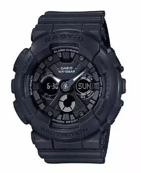 CASIO Baby-G Baby G Watch женские аналоговые цифровые Ana-Digi водонепроницаемые спортивные черные BA-130-1A