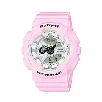 CASIO Baby-G Baby G Watch женские аналоговые цифровые Ana-Digi водонепроницаемые спортивные розовые BA-110BE-4A
