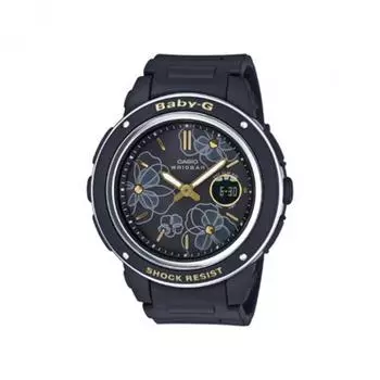 Casio Baby G bGa 150fl 1ajf [Элегантные цветы, цветочные циферблаты, черный цвет]