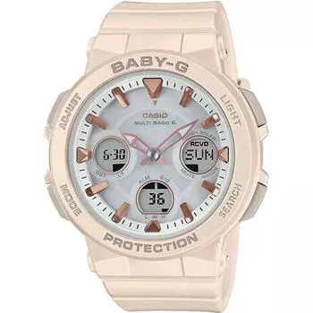 CASIO Baby-G BGA-2510-4AJF [цвета осени] Круглые часы из смолы цвета слоновой кости Цифровые аналоговые
