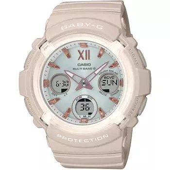 Casio Baby G bGa 2800 4a2jf [Baby G Radio Solar Model Smoky Pink beiGe]