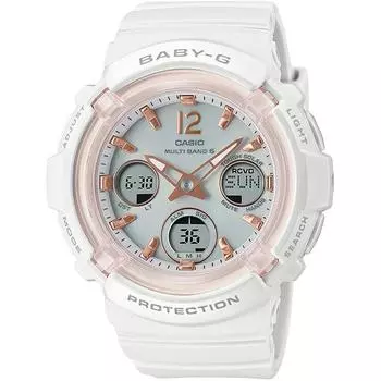 CASIO Baby G BGA 2800 7AJF [Часы BABY G Radio с солнечной батареей, 10 атм, водонепроницаемая женская резинка]