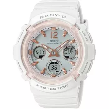 CASIO Baby-G BGA-2800-7AJF [Радиоволновые солнечные часы BABY-G с водонепроницаемым резиновым ремешком для женщин, 10 атм]