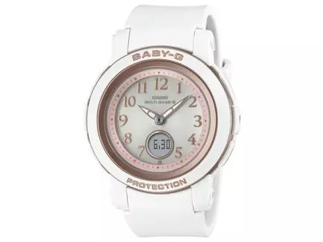 Casio BABY-G BGA-2900AF-7AJF Solor Radio Женские часы с хронографом с белым ремешком НОВЫЕ