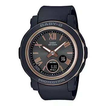 CASIO BABY-G BGA-290-1AJF Черные аналоговые цифровые женские часы с двойной светодиодной подсветкой NEW