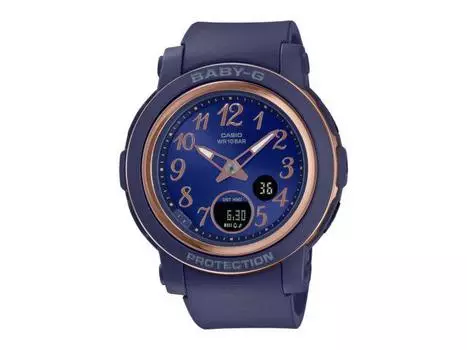CASIO BABY-G BGA-290SA-2AJF Темно-синие женские часы Мировое время Будильник-календарь НОВИНКА