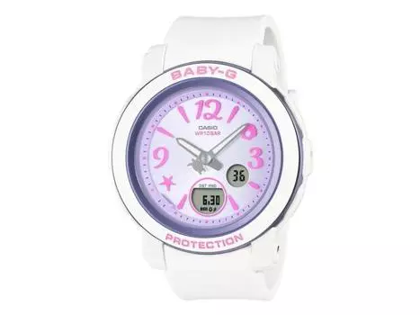 CASIO Baby-G BGA-290US-6AJF Тропическая серия Цвета женские белые аналоговые и цифровые