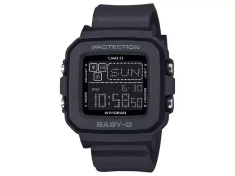 Casio BABY-G BGD-10-1JF Черный кварцевый секундомер цифровые женские часы из смолы НОВЫЕ