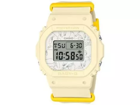 Casio BABY-G BGD-565TW-5JR LOONEYTUNES TWEETY Limited женские часы матово-бежевый