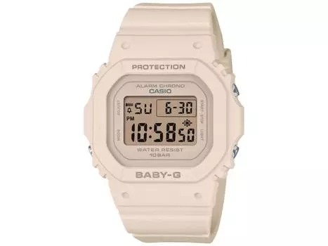 CASIO BABY-G BGD-565U-4JF розово-бежевые женские часы с сигнализацией дня/даты на полимерном ремешке НОВЫЕ